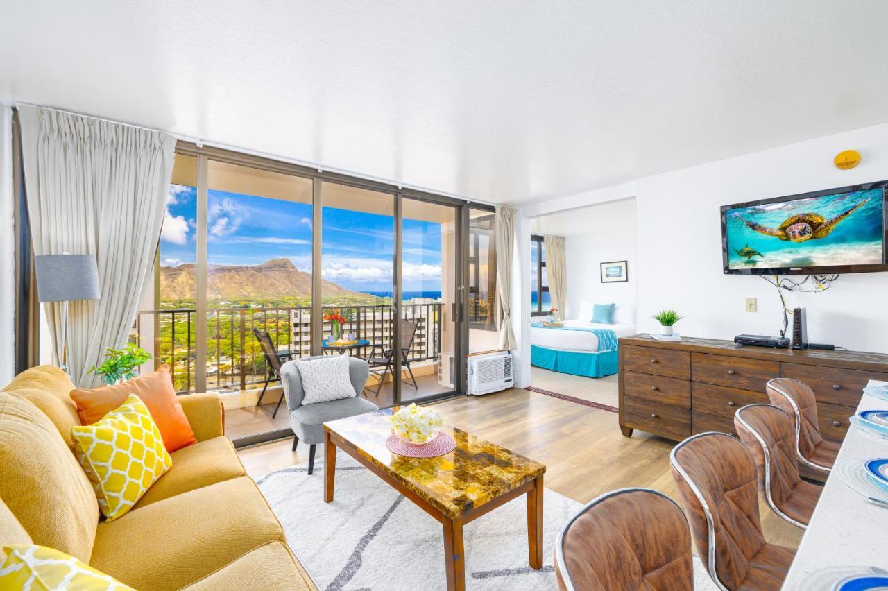 호놀룰루 Beautiful Ocean And Diamond Head Views With Parking 아파트 외부 사진