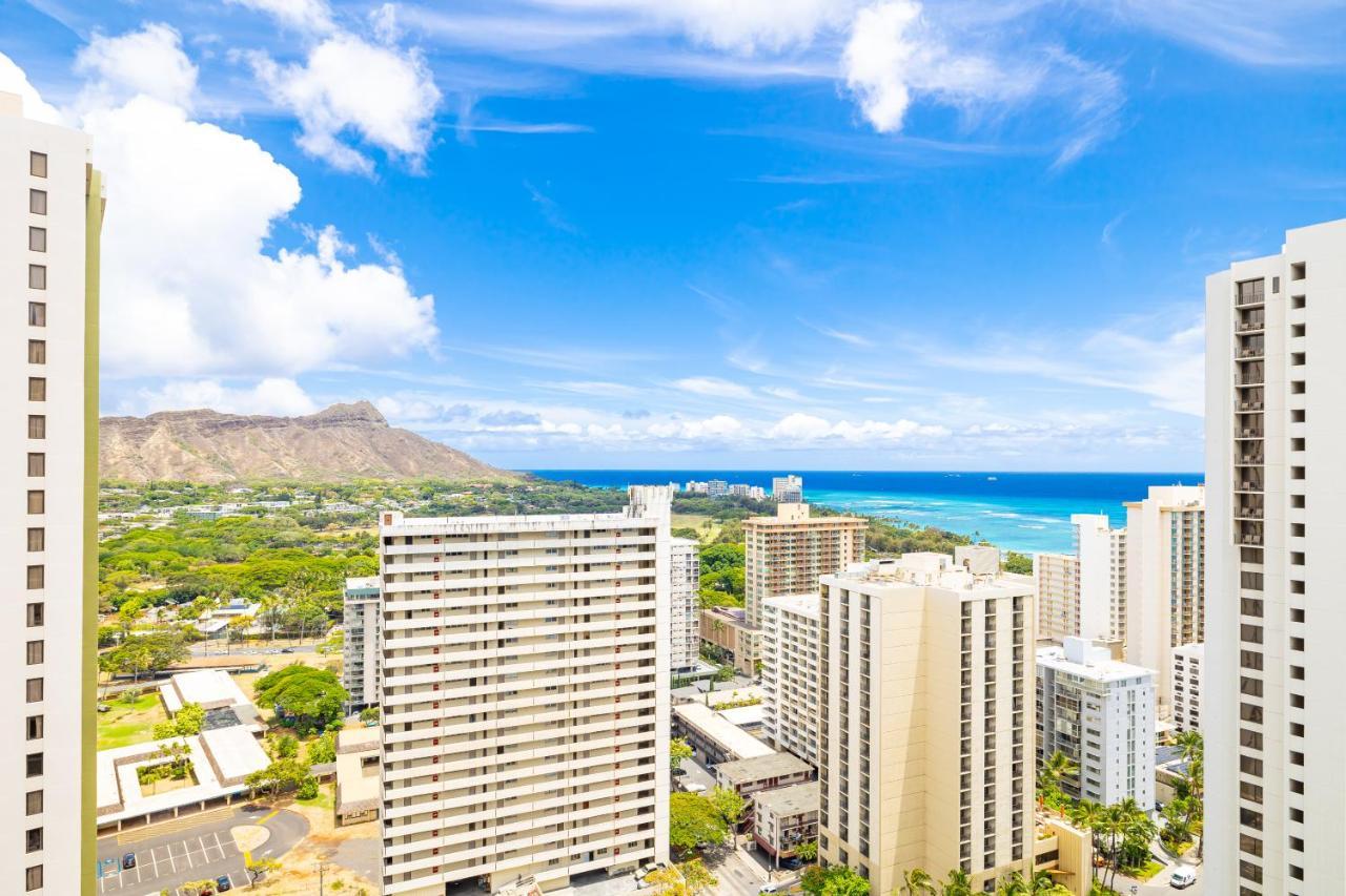호놀룰루 Beautiful Ocean And Diamond Head Views With Parking 아파트 외부 사진