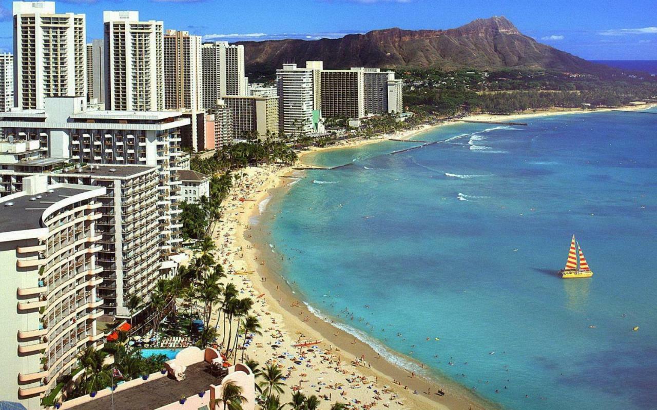 호놀룰루 Beautiful Ocean And Diamond Head Views With Parking 아파트 외부 사진